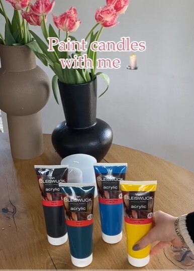 Paint candles with me